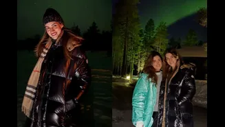 Kriti Sanon Enjoys Northern Lights With Sister Nupur, Shares Photos From Their Finland Vacation