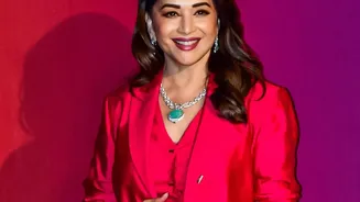 Madhuri Dixit's festive saree inspiration