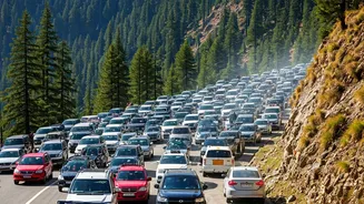 Weekend Rush Hits North India's Hill Stations Again