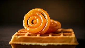 Jalebi Waffles Are The Internet's Latest Craving