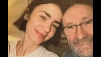 Lily Collins Shares Rare Moments With Father Phil Collins As Music Legend Turns 75 | See Pics