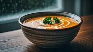 Warm Pumpkin Soup Brings Ultimate Rainy-Day Comfort