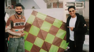 [WATCH] Abhishek Sharma enjoys kite-flying with AP Dhillon to celebrate Makar Sankranti
