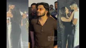 AP Dhillon Hugs And Kisses Tara Sutaria, Veer Pahariya's Reaction Goes Viral | Watch