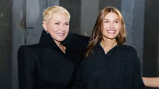 Sasha realiza desfile de sua marca em homenagem à avó e emociona Xuxa:'Amores da minha vida'