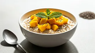 Alphonso Mango Chia Overnight Oats Are Peak Breakfast Goals Today