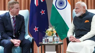 PM Modi Holds Talks With New Zealand's Opposition Leader Chris Hipkins
