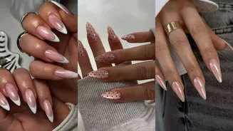 8 unhas stiletto delicadas que provam que o formato pode ser elegante
