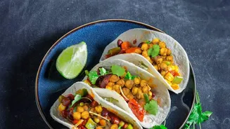 How to Make Protein-Rich Vegetarian Wraps With Chickpeas, Paneer and Beans
