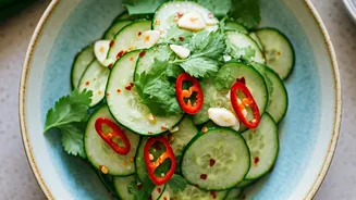 Chilli Garlic Cucumber Salad Is The Ultimate Cooling Bite