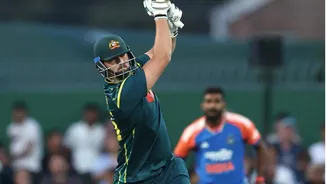 Tim David hammers second T20I half-century against India, sets records
