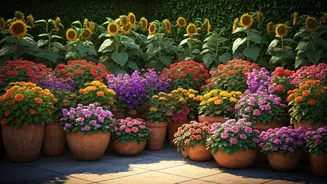 Bright Flowers Make Outdoor Corners Look Shareable