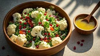 Zesty Cauliflower Tabbouleh: A Fresh Indian Twist