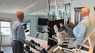 90-Year-Old Grandpa Shows How To Do Strength Training With Easy Muscle  Workouts; Netizens Call Him 'Young' Man| WATCH