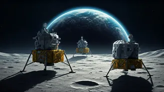 Three Robotic Landers Will Carry Science To Moon
