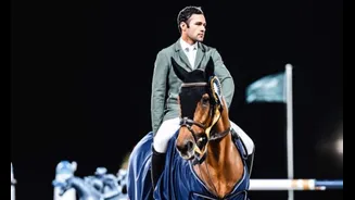 Brasileiro fica em primeiro em torneio internacional de hipismo