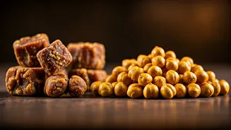 Indian Clean Eating Feeds Love Traditional Roasted Chickpea Jaggery