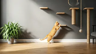 Stylish sisal planks for cat lovers