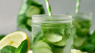 Upgrade Plain Water Easily Infuse Water With Cucumber Mint Lemon For Daily Detox