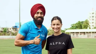 Alia Bhatt interviews India's fastest and record-breaking athlete Gurindervir Singh ahead of 'Alpha' release, shares video: WATCH