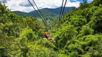 Zip-lining lovers, don't miss this thrilling destination