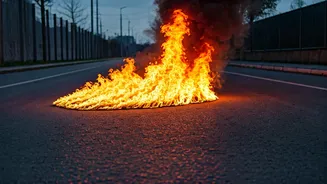 Mumbai Man Sets Road Ablaze for 33rd Birthday Reel, Faces Arrest