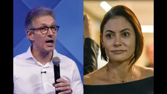 Zema diz que Michelle Bolsonaro é sua opção para vice, mas ela nega