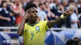 Brazil Beat Scotland 3-0 As Vinicius Brace Seals Top Spot In Group C