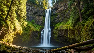 7 Miles, 10 Waterfalls: Oregon's Waterfall Wonders Await!