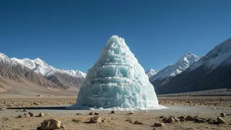 Ladakh’s Ice-Stupa Conservation Projects Provide Sustainable Blueprint For Alpine Water Management