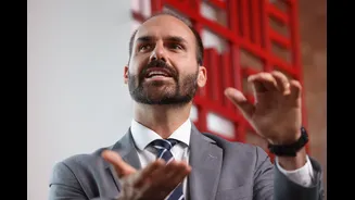 Condenado, Eduardo Bolsonaro cita Trump e pede Magnitsky contra Moraes