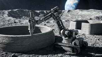 Robots Building Future Moon Bases and Radiation Shielding Built from Lunar Materials: What to Know