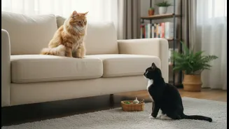 How behavioral adjustment methods stop space fighting when adding a second rescue cat