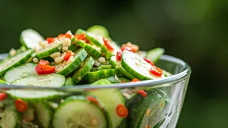 Chilli Garlic Cucumber Salad Is The Refreshing Recipe Everyone's Saving