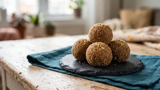 The Story Of Three Janmashtami Recipes: Sunth Panjiri Truffles