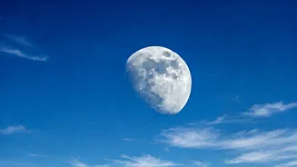 Daytime Lunar Views: Unveiling the Moon in the Sunlit Sky