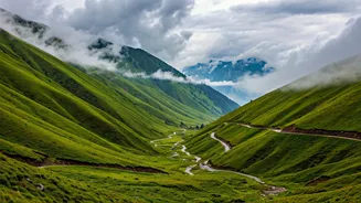 North India's Hills Become Rainy Season Dreamland