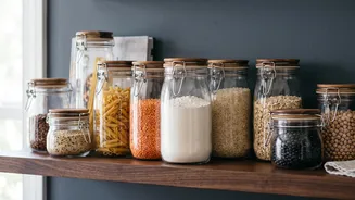 Moisture crumbs and forgotten packets attract infestations Makes The Reader Consequence Of Airtight containers dry shelves and regular cleaning hel...