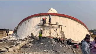 ₹21 crore water tank collapsed in Surat on day one, 7 arrested