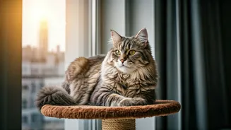 Sisal Wrapped Window Perches Are High-Rise Feline Essentials Now