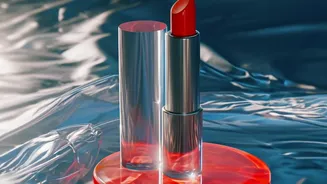 Deep red lips make a bold comeback