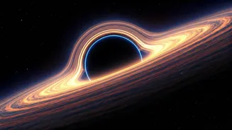 Our Galaxy's Black Hole May Be Blowing Hot Material
