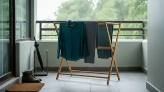 Organise A Monsoon Drying Zone With Clear Plans For Wet Laundry And Shoes And Umbrellas