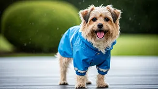 How to pick a custom dog raincoat