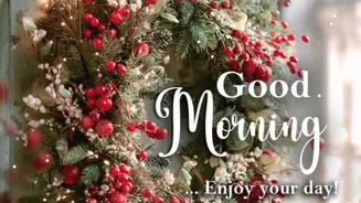 Merry Christmas Good Morning wishes, messages, and greetings to start your festive day