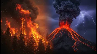 Wildfires And Volcanoes: what climate readers, forecasters and students should understand before drawing conclusions