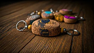 Craft Unique African-Inspired Cork Keychains: A DIY Guide