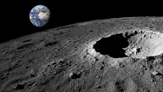 NASA's Moon Camera Finds the Scar Left by SpaceX Debris