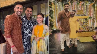 Ranbir Kapoor, Alia Bhatt Celebrate Ganesh Chaturthi At Krishna Raj Bungalow, Honour Rishi Kapoor
