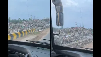 Hyderabad Man Shows Road To ISRO Sriharikota Centre ‘Littered With Garbage Dumps’ In Shocking Video